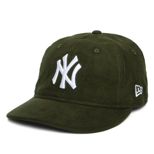 Casquette Calotte Rétro 59FIFTY MLB Moleskin Premium New York Yankees vert foncé-blanc NEW ERA