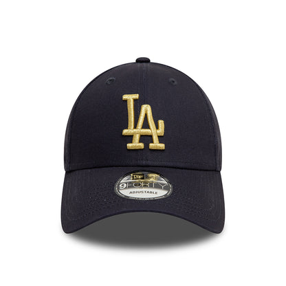 Casquette 9FORTY MLB Metallic L.A. Dodgers bleu marine-or NEW ERA
