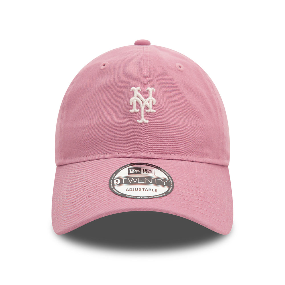 Casquette 9TWENTY MLB Mini Washed New York Mets rose foncé NEW ERA