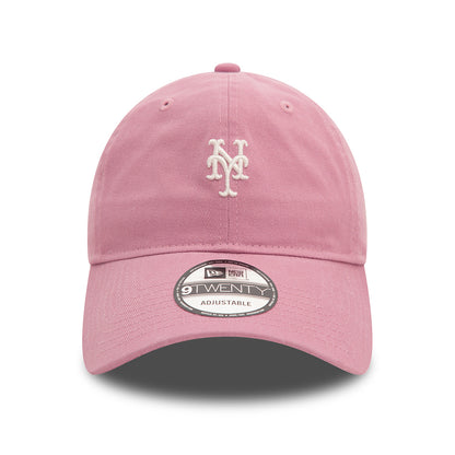 Casquette 9TWENTY MLB Mini Washed New York Mets rose foncé NEW ERA