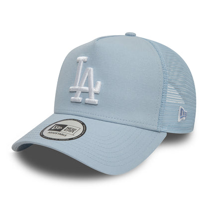 Casquette Trucker MLB League Essential A-Frame L.A. Dodgers bleu clair-blanc NEW ERA