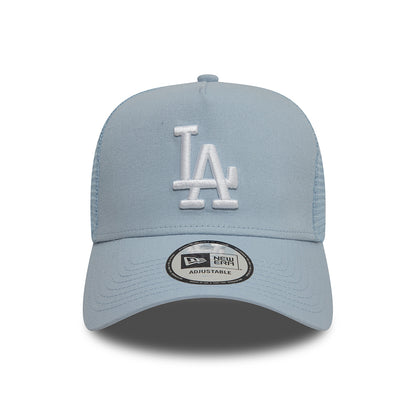 Casquette Trucker MLB League Essential A-Frame L.A. Dodgers bleu clair-blanc NEW ERA