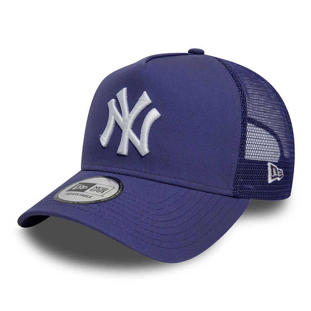Casquette Trucker MLB League Essential A-Frame New York Yankees encre-blanc NEW ERA