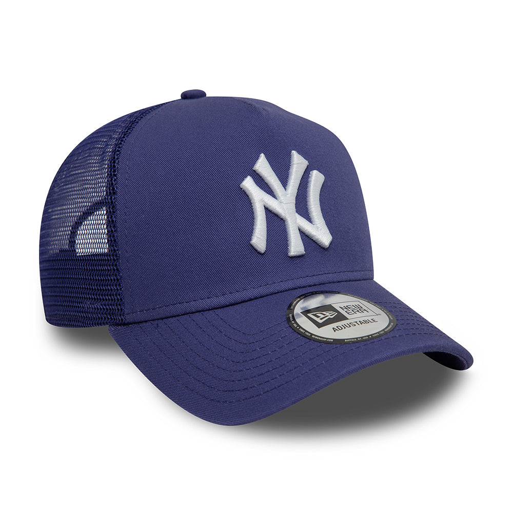 Casquette Trucker MLB League Essential A-Frame New York Yankees encre-blanc NEW ERA