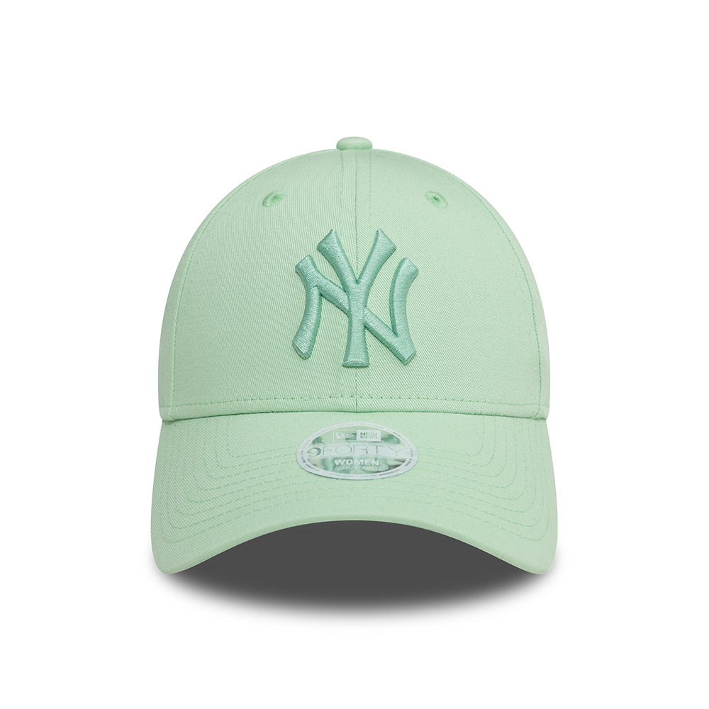 Casquette Femme 9FORTY MLB League Essential New York Yankees vert menthe NEW ERA