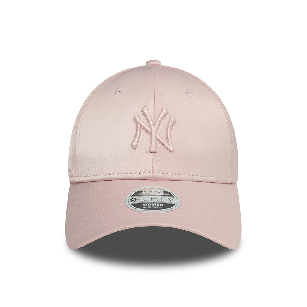 Casquette Femme 9FORTY MLB Satin New York Yankees rose blush NEW ERA
