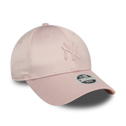 Casquette Femme 9FORTY MLB Satin New York Yankees rose blush NEW ERA