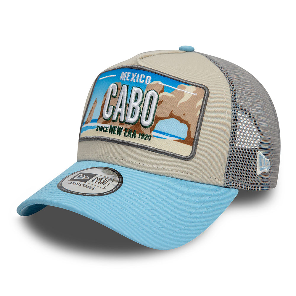 Casquette Trucker New Era - License Plate - Navy (Bleu Marine) - Réf 60240393 - Neuve