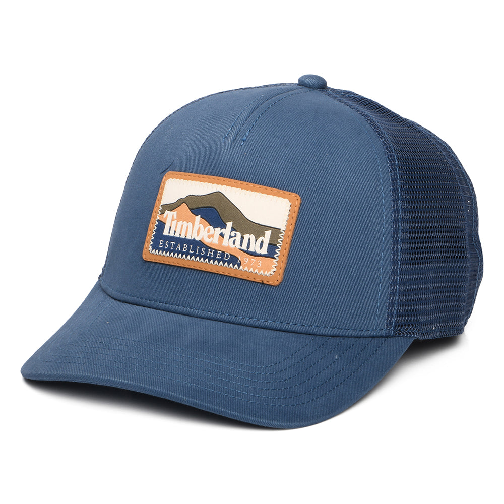 Casquette Trucker Mountain Patch bleu TIMBERLAND