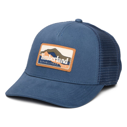 Casquette Trucker Mountain Patch bleu TIMBERLAND