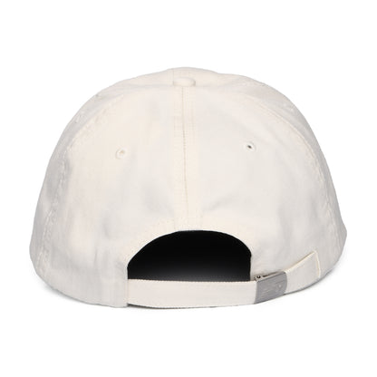 Casquette en Coton Sergé NB Patch Logo blanc cassé NEW BALANCE