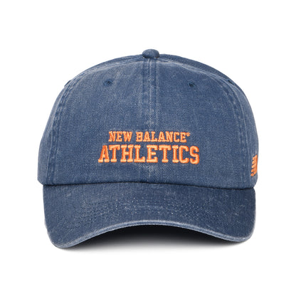 Casquette en Coton Sergé Délavé NB Athletics bleu marine NEW BALANCE