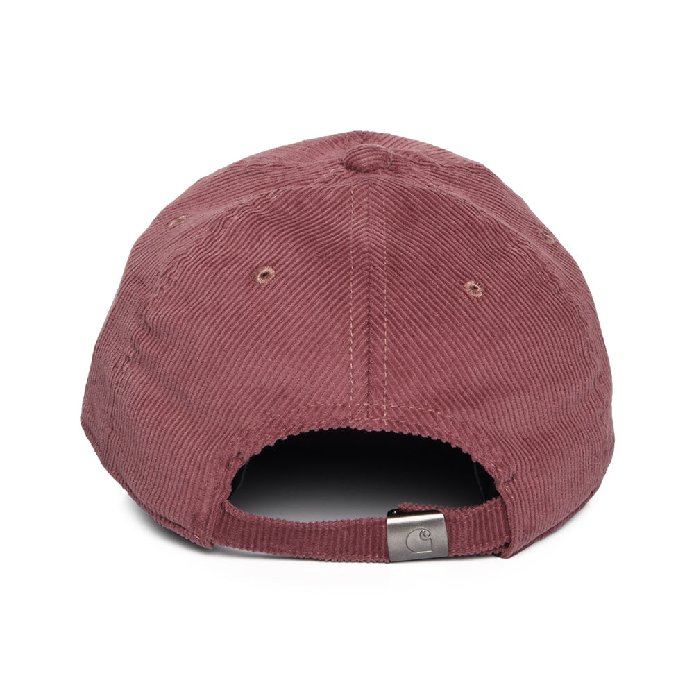 Casquette en Velours Côtelé Harlem vieux rose-blanc CARHARTT WIP