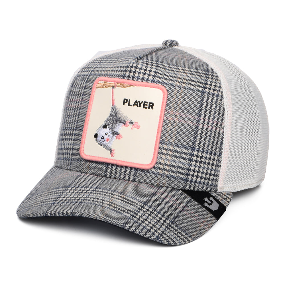 Casquette Trucker Moon Possum bleu marine-blanc GOORIN