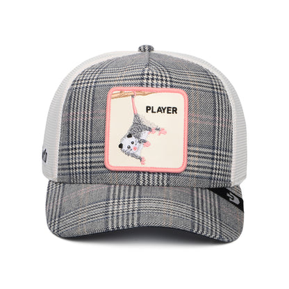 Casquette Trucker Moon Possum bleu marine-blanc GOORIN