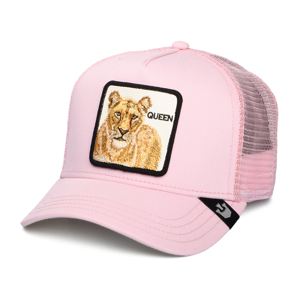 Casquette Trucker Queen Lioness rose GOORIN
