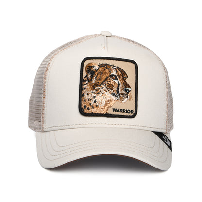 Casquette Trucker Warrior Cheetah crème GOORIN