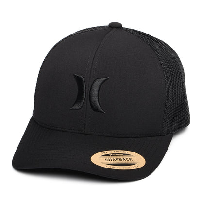 Casquette Trucker Del Mar noir sur noir HURLEY