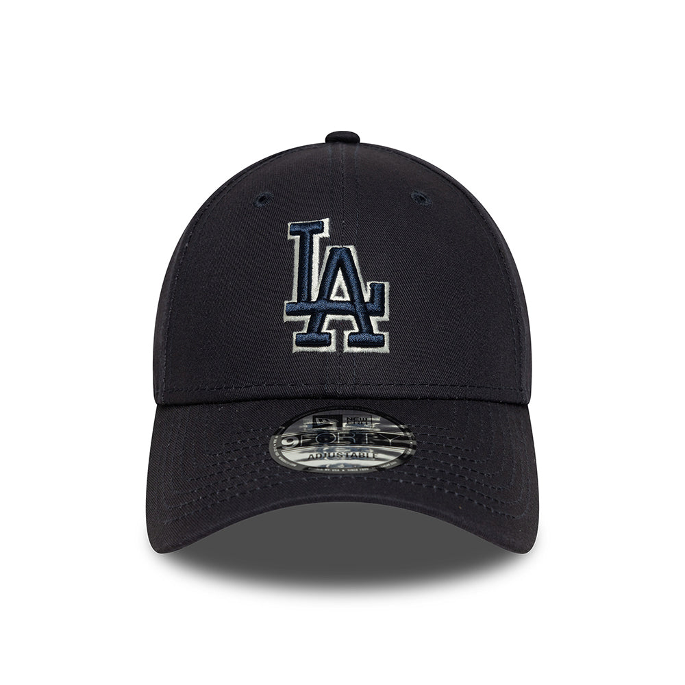 Casquette 9FORTY MLB Team Outline L.A. Dodgers bleu marine-blanc NEW ERA