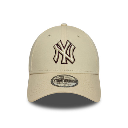 Casquette 9FORTY MLB Team Outline New York Yankees beige-marron NEW ERA