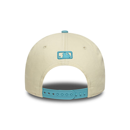 Casquette 9FORTY MLB Colourblock L.A. Dodgers crème-bleu ciel NEW ERA