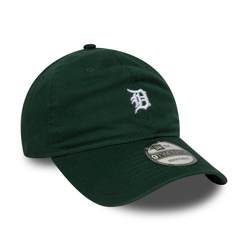 Casquette 9TWENTY MLB Mini Washed Detroit Tigers vert foncé-blanc NEW ERA