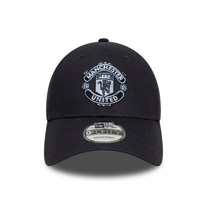 Casquette 9FORTY Seasonal Manchester United FC bleu marine sur bleu marine NEW ERA