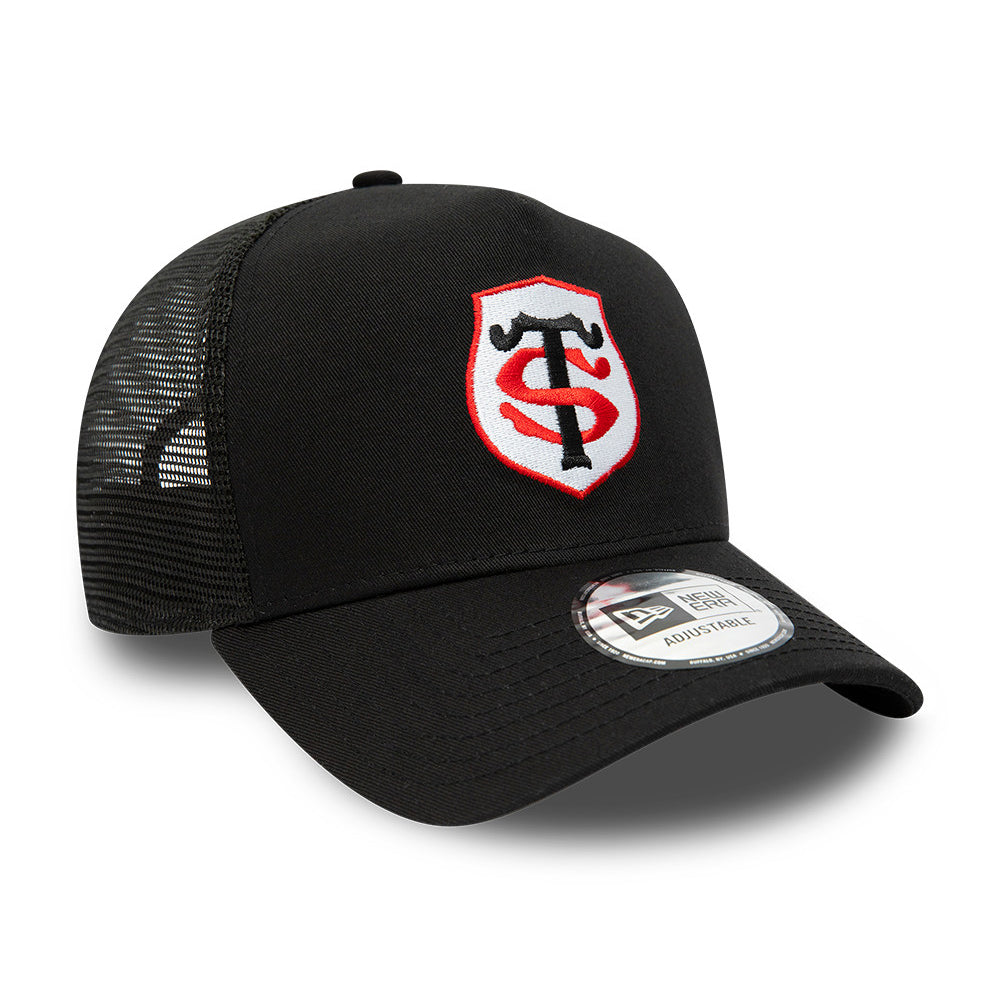Casquette Trucker A-Frame Team Logo Stade Toulousain noir NEW ERA