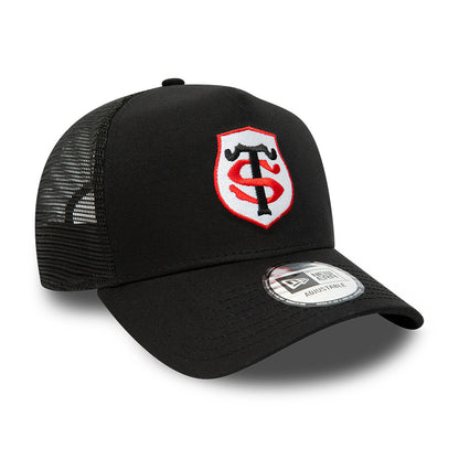 Casquette Trucker A-Frame Team Logo Stade Toulousain noir NEW ERA