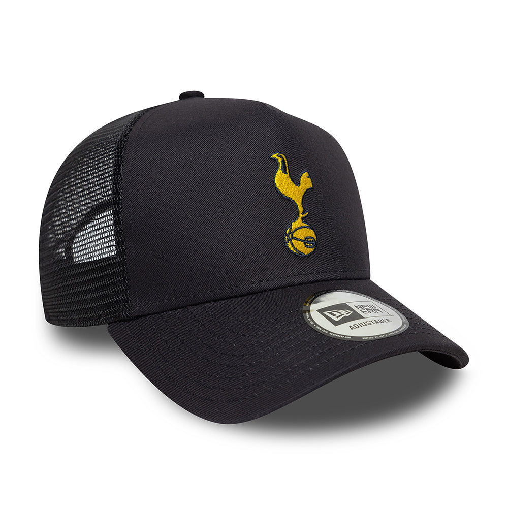 Casquette Trucker A-Frame Seasonal Tottenham Hotspur FC bleu marine-jaune NEW ERA