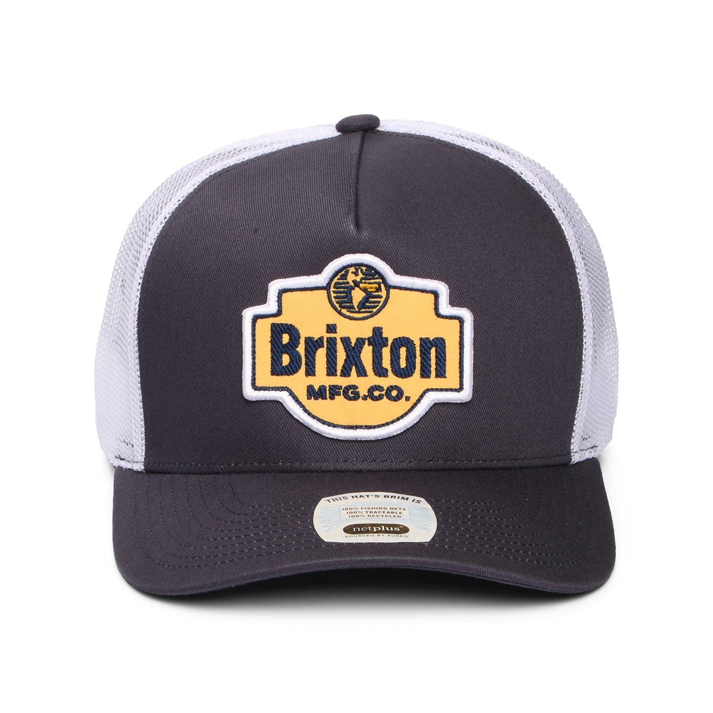 Casquette Trucker Genuine Quality C NetPlus MP indigo-blanc BRIXTON