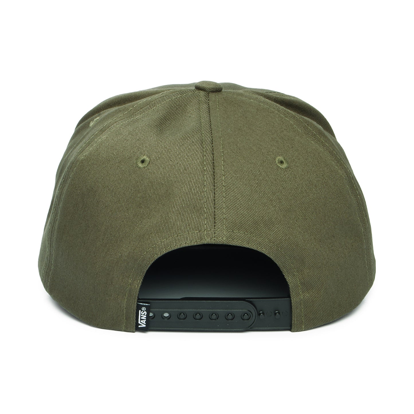 Casquette Snapback à Visière Incurvée Drop V Logo olive-noir VANS
