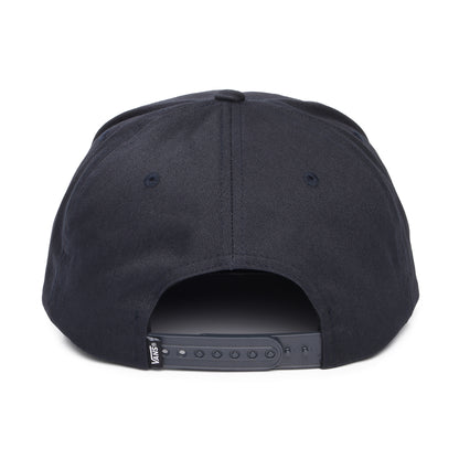 Casquette Snapback à Visière Incurvée Drop V Logo bleu nuit-blanc VANS