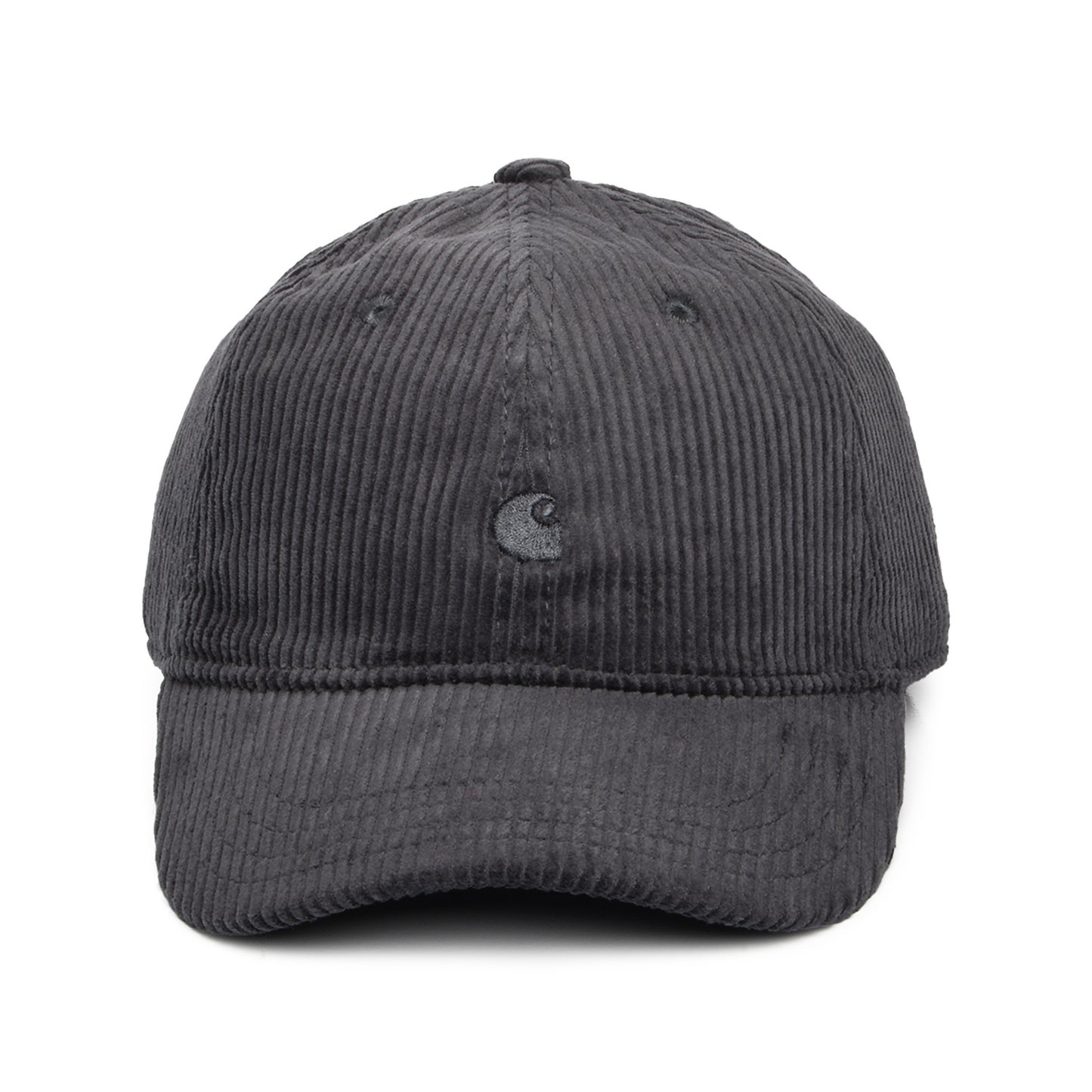 Casquette en Velours Côtelé Large Harlem graphite CARHARTT WIP