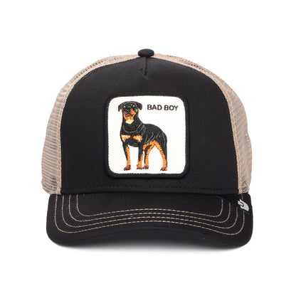 Casquette Trucker Bad Boy noir-beige GOORIN
