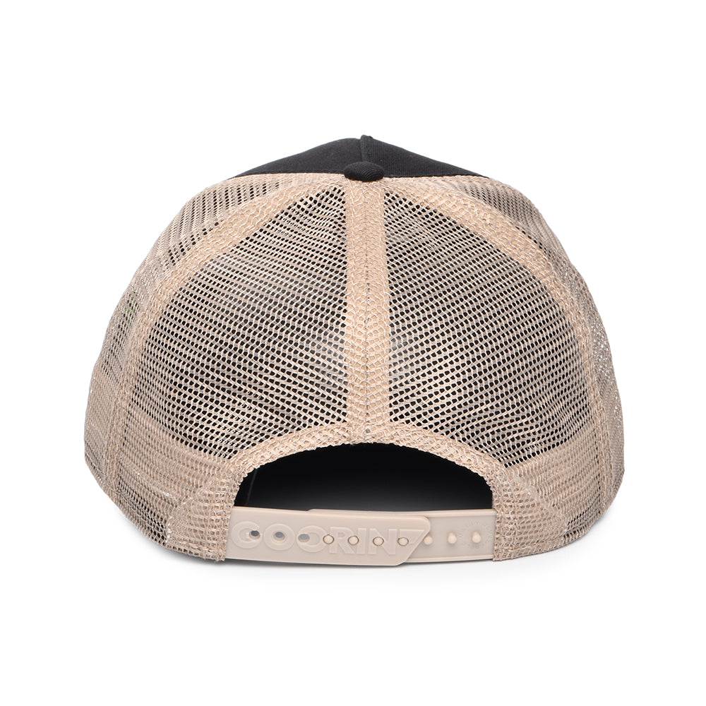 Casquette Trucker Bad Boy noir-beige GOORIN