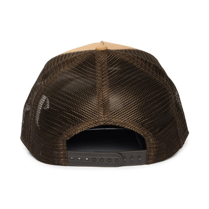Casquette Trucker Bull beige sable-bleu-marron STETSON