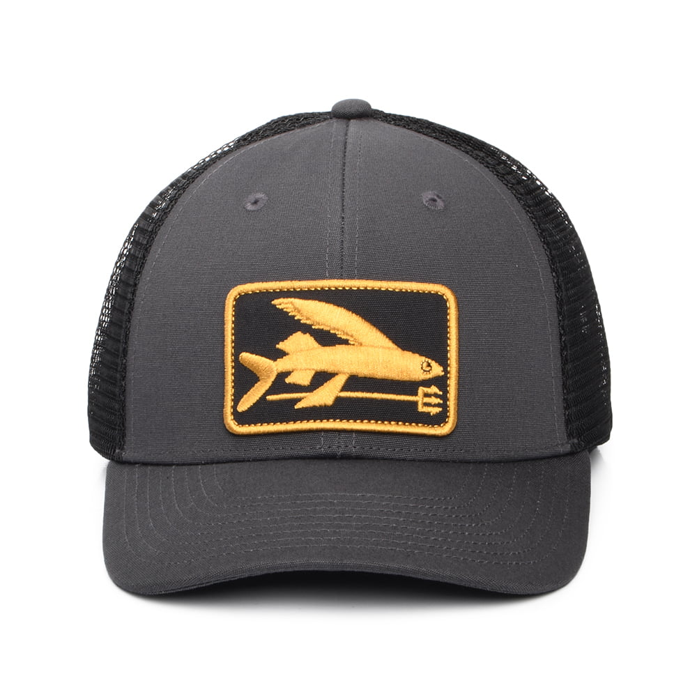 Casquette Trucker LoPro Flying Fish gris-noir PATAGONIA