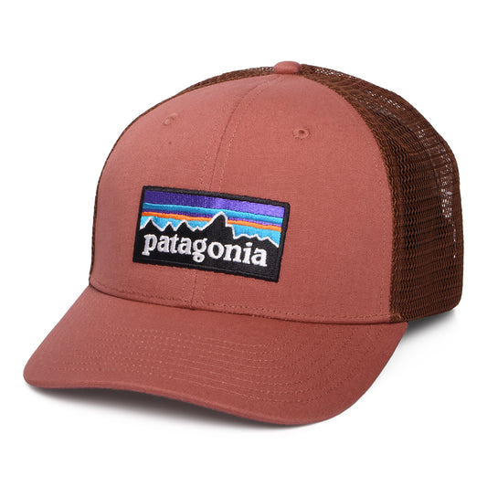 Casquette Trucker en Coton Bio P-6 Logo argile PATAGONIA