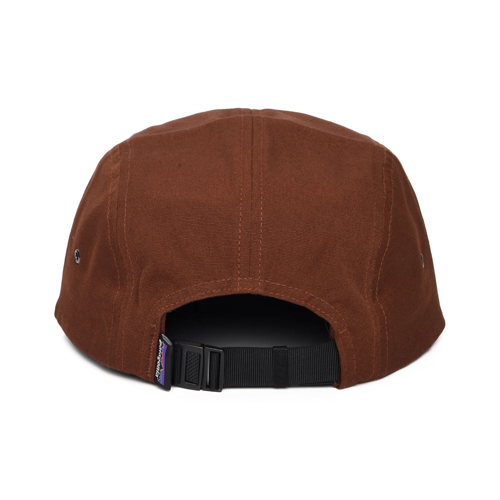 Casquette 5 Panel en Coton Bio Maclure rouille foncé PATAGONIA