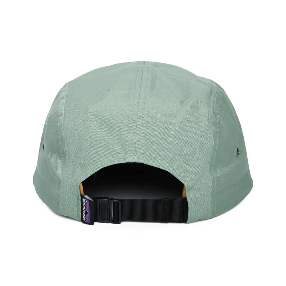 Casquette 5 Panel en Coton Bio Maclure taupe-moutarde-menthe PATAGONIA