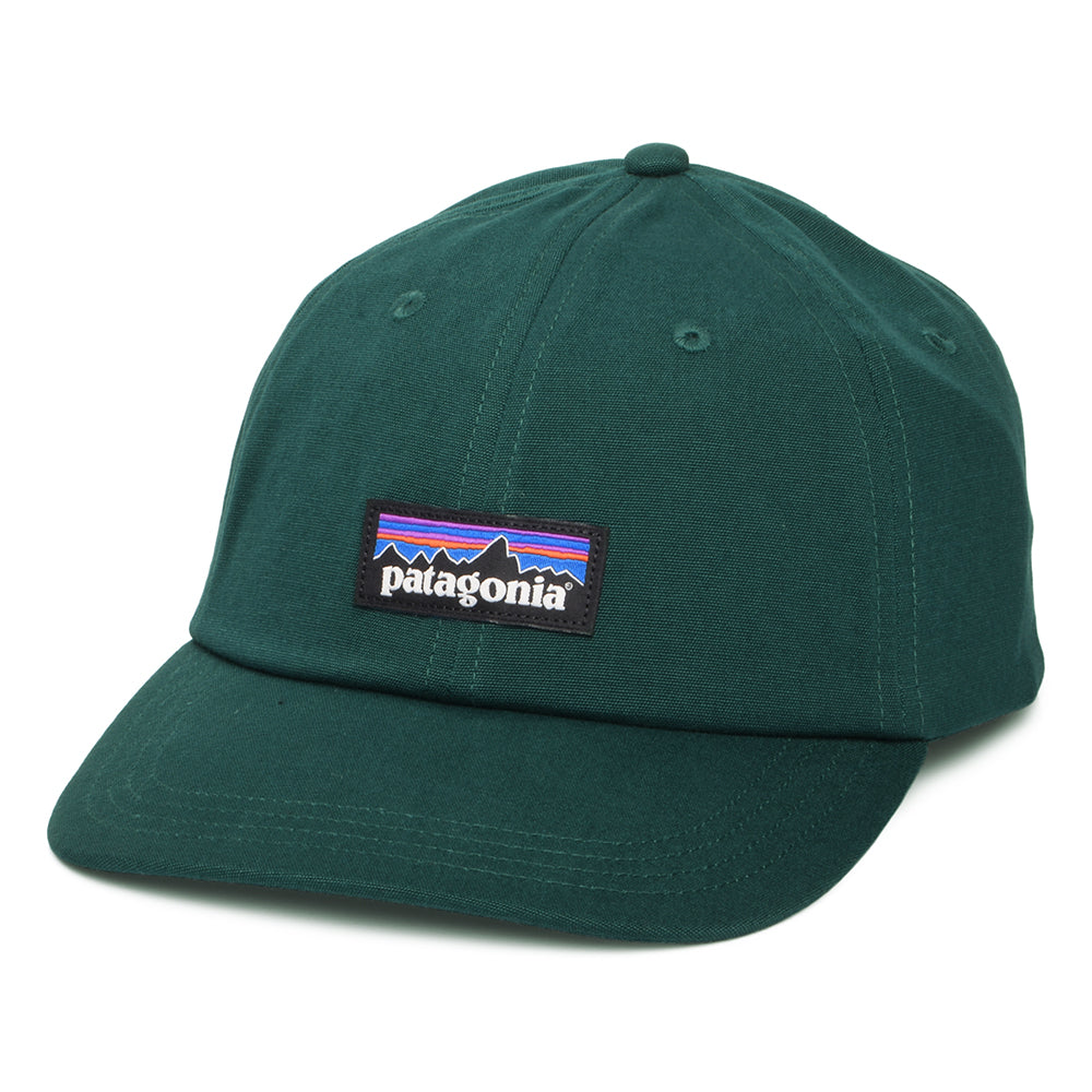 Casquette en Coton Bio P-6 Label Trad vert foncé PATAGONIA