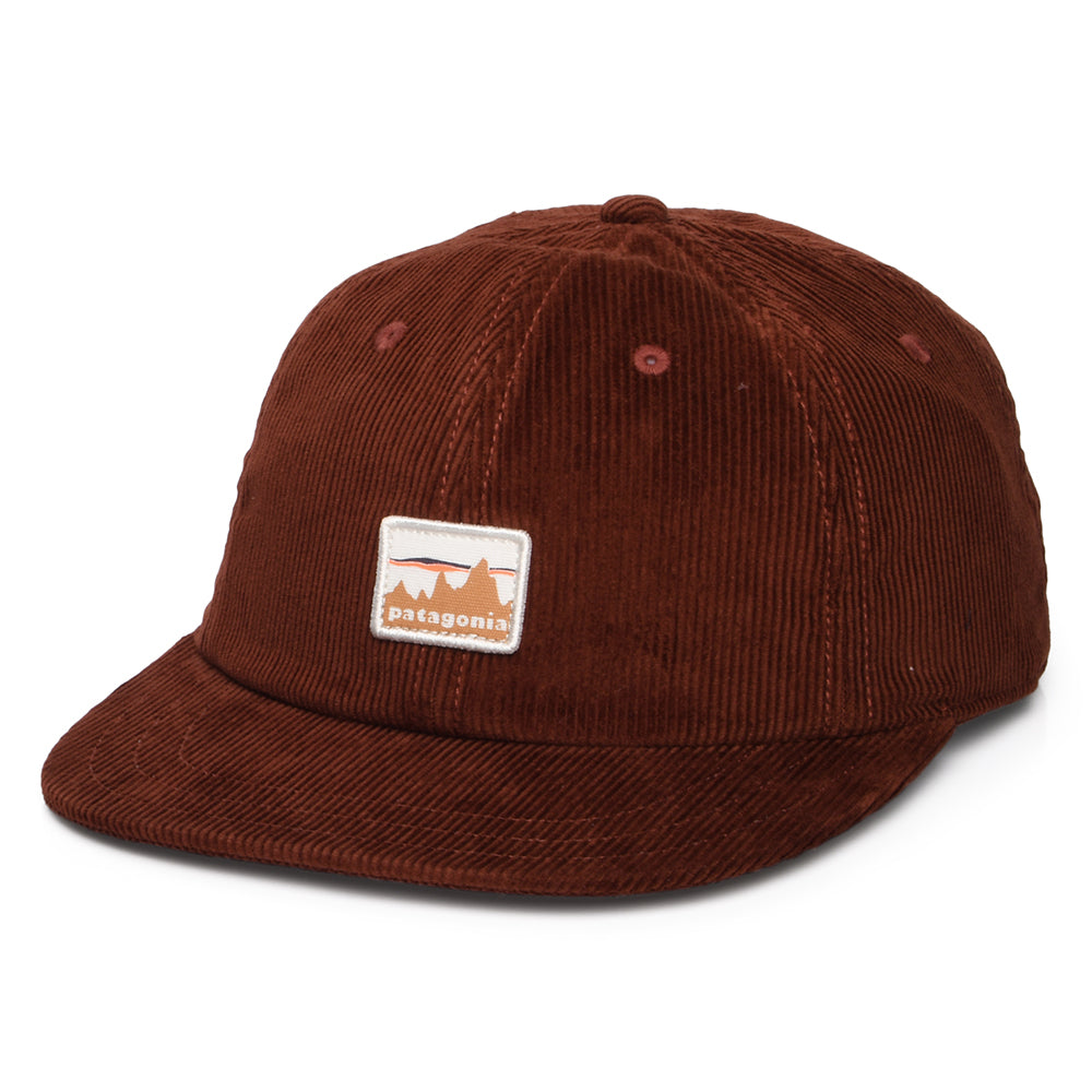 Casquette Snapback en Velours Côtelé 73 Skyline rouille foncé PATAGONIA