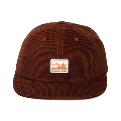 Casquette Snapback en Velours Côtelé 73 Skyline rouille foncé PATAGONIA