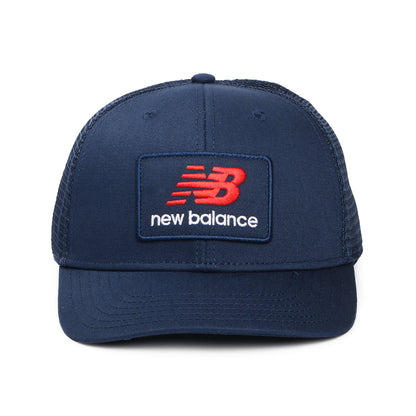 Casquette Trucker NB Stacked Patch Logo bleu marine NEW BALANCE