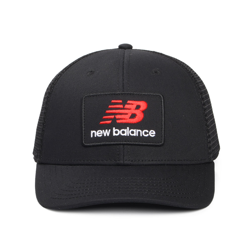 Casquette Trucker NB Stacked Patch Logo noir NEW BALANCE