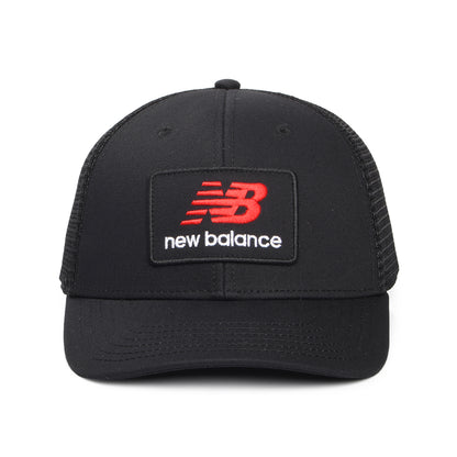 Casquette Trucker NB Stacked Patch Logo noir NEW BALANCE
