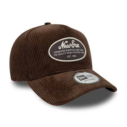 Casquette Snapback 9FORTY NE Patch Cord A-Frame marron NEW ERA
