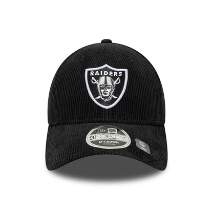 Casquette 9FORTY M-Crown NFL Cord Las Vegas Raiders noir NEW ERA