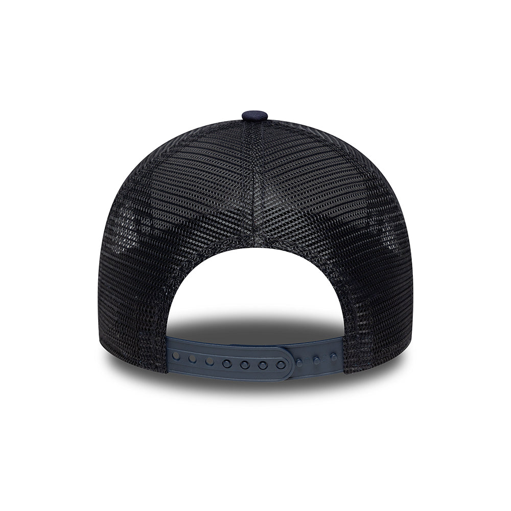 Casquette Trucker A-Frame NE Patch bleu marine NEW ERA